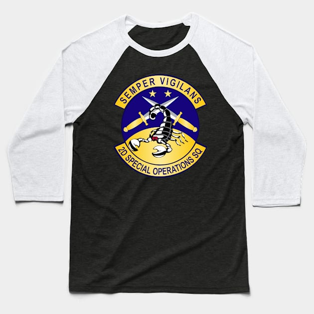 2nd Special Operations Squadron wo Txt Baseball T-Shirt by twix123844